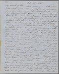 [Peabody, Nathaniel,] father, ALS to. Oct. 3, 1854