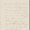 Ticknor, W[illiam] D., ALS to. Dec. 8, 1854.
