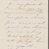 Ticknor, W[illiam] D., ALS to. Dec. 8, 1854.
