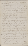Ticknor, W[illiam] D., ALS to. May 16, 1860.