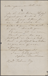 Ticknor, W[illiam] D., ALS to. May 16, 1860.