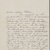 Ticknor, W[illiam] D., ALS to. [Feb./Mar. 1864].