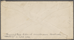 Ticknor, [William D.], ALS to. Mar. 10, [1864].