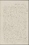 [unknown], Mary, ALS to. Sep. 29, 1868.
