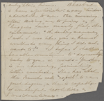 [unknown correspondent], AL (fragment) to. [185-].