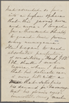 [unknown correspondent], ALS (incomplete) to. [Jun. 1864].