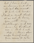 [unknown correspondent], ALS (incomplete) to. [Jun. 1864].