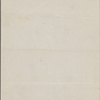 [unknown correspondent], AL (incomplete) to. [1864?].