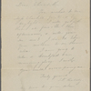 [unknown], Elizabeth, ALS to. [n.d.].