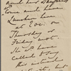Argyll, Elizabeth Georgiana Campbell, Duchess of, ALS to SAPH. Jan. 31, [1870?]. Previously: Elizabeth Georgiana Granville.