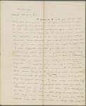 Channing, W[alter], ALS to SAPH. Nov. 17, 1828.