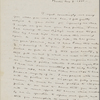 Channing, W[alter], ALS to SAPH. Aug. 9, 1836.