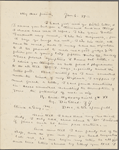 Channing, W[alter], ALS to SAPH. Jan. 6, 1837.