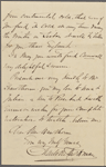 Cushman, Charlotte, ALS to SAPH. Sep. 15, 1855.