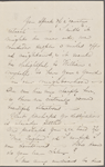 [Greene], Anna [B.], ALS to SAPH. Aug. 25, [n.y.].
