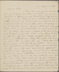 G[rinnell], Eliza[beth] R., ALS to SAPH. Oct. 4. 1831.