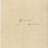 [Haven, Lydia G. Sears], ALS to SAPH, EPP and MTPM. [Nov. 1827].