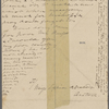 [Haven,] Lydia [G. Sears], ALS to SAPH. [1827/28].