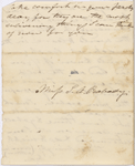 [Haven,] Lydia [G. Sears], ALS to SAPH. [summer 1830].
