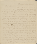 Haven, S[amuel] F[oster], ALS to SAPH. May 21, 1836.