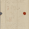 H[aven,] S[amuel] F[oster], ALS to SAPH. Aug. 3, 1837.