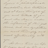 Haven, S[amuel] F[oster], ALS to Miss [Elizabeth Palmer] Peabody. Mar. 9, 1871.