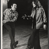 Paul B. Price and Sandy Dennis in rehearsal for the stage production Let me Hear You Smile