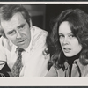 James Broderick and Sandy Dennis in rehearsal for the stage production Let me Hear You Smile