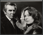 James Broderick and Sandy Dennis in rehearsal for the stage production Let me Hear You Smile