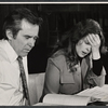 James Broderick and Sandy Dennis in rehearsal for the stage production Let me Hear You Smile