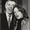 James Broderick and Sandy Dennis in rehearsal for the stage production Let me Hear You Smile