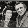 Sandy Dennis and James Broderick in the stage production Let me Hear You Smile