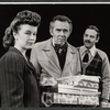 Sandy Dennis, James Broderick and Paul B. Price in the stage production Let me Hear You Smile