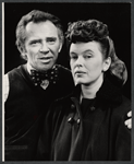 James Broderick and Sandy Dennis in the stage production Let me Hear You Smile