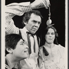 Paul B. Price, James Broderick and Sandy Dennis in the stage production Let me Hear You Smile