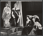 Bernard Kates [left] and unidentified others in the stage production The Devils