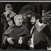 Patrick Hines, John Colicos and unidentified [left] in the stage production The Devils
