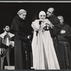 Anne Bancroft, Michael Lombard, Patrick Hines [right] and unidentified others in the stage production The Devils