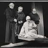 Patrick Hines, Anne Bancroft, Michael Lombard and unidentified [left] in the stage production The Devils