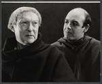 Albert Dekker and Michael Lombard in the stage production The Devils