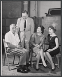 Will Hutchins, Nancy Carroll and unidentified in the 1963 tour of the stage production Never Too Late