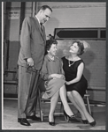 Nancy Carroll [right] and unidentified in the 1963 tour of the stage production Never Too Late