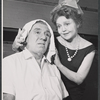 William Bendix and Nancy Carroll in the 1963 tour of the stage production Never Too Late