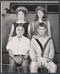 William Bendix, Nancy Carroll, Will Hutchins and unidentified in the 1963 tour of the stage production Never Too Late