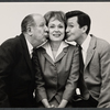 Paul Ford, Martha Scott and Orson Bean in publicity for the stage production Never Too Late