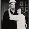Dennis O'Keefe and Martha Scott in the stage production Never Too Late