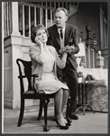 Martha Scott and Dennis O'Keefe in the stage production Never Too Late