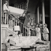 Will Hutchins, Dennis O'Keefe, Martha Scott and unidentified in the stage production Never Too Late