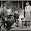 Dennis O'Keefe, Martha Scott and Will Hutchins in the stage production Never Too Late