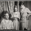 Dennis O'Keefe, Will Hutchins and unidentified [center] in the stage production Never Too Late